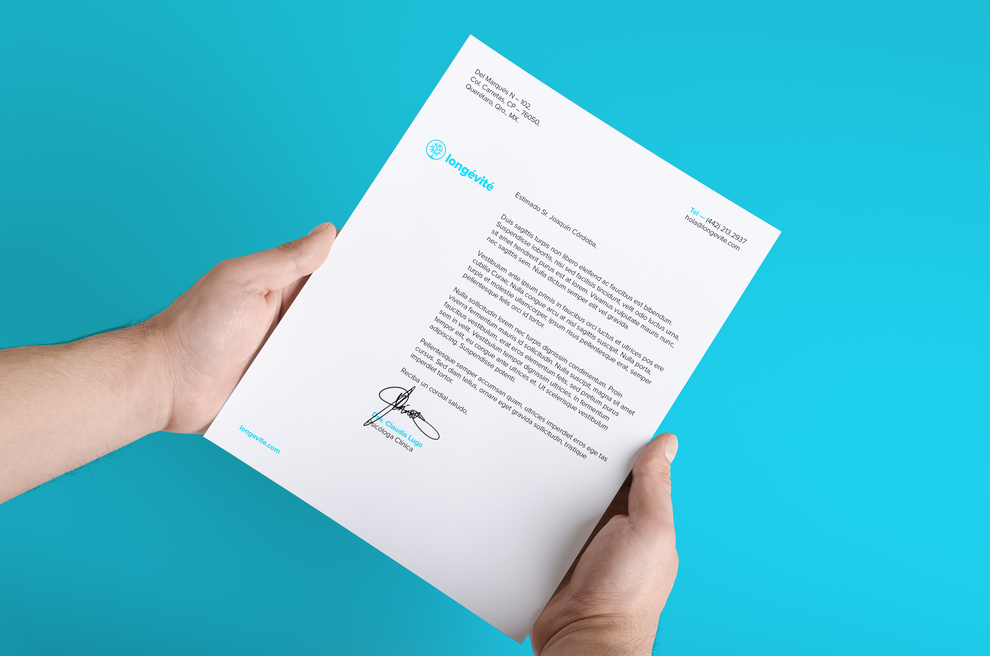 longevite letterhead
